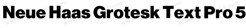 Neue Haas Grotesk Text Pro 55 Roman字体转换